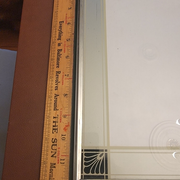 VINTAGE Art DECO Silver Picture Frame - Picture 3 of 7